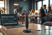 Mic dynamic USB + RTX Voice